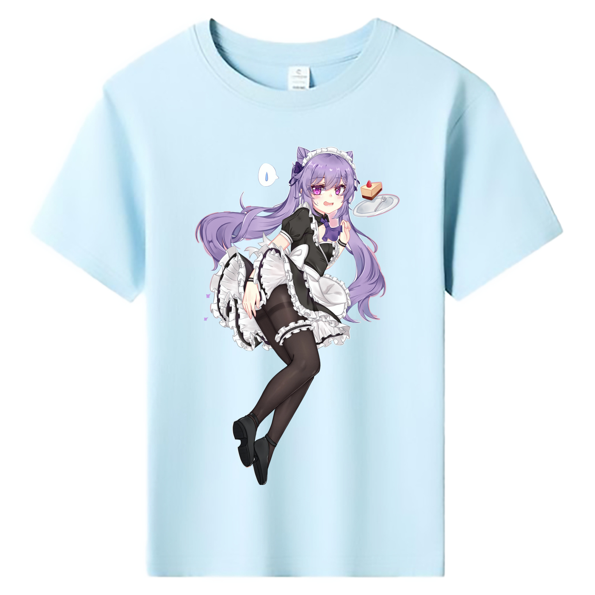 げんし神 刻晴 こくせい genshin Kokusei 綿100％キッズTシャツ（フロントプリント）